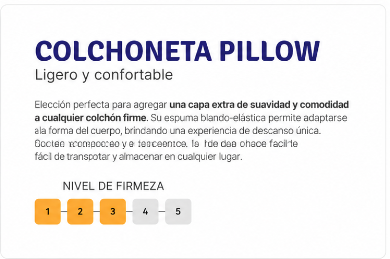 Colchoneta Pillow